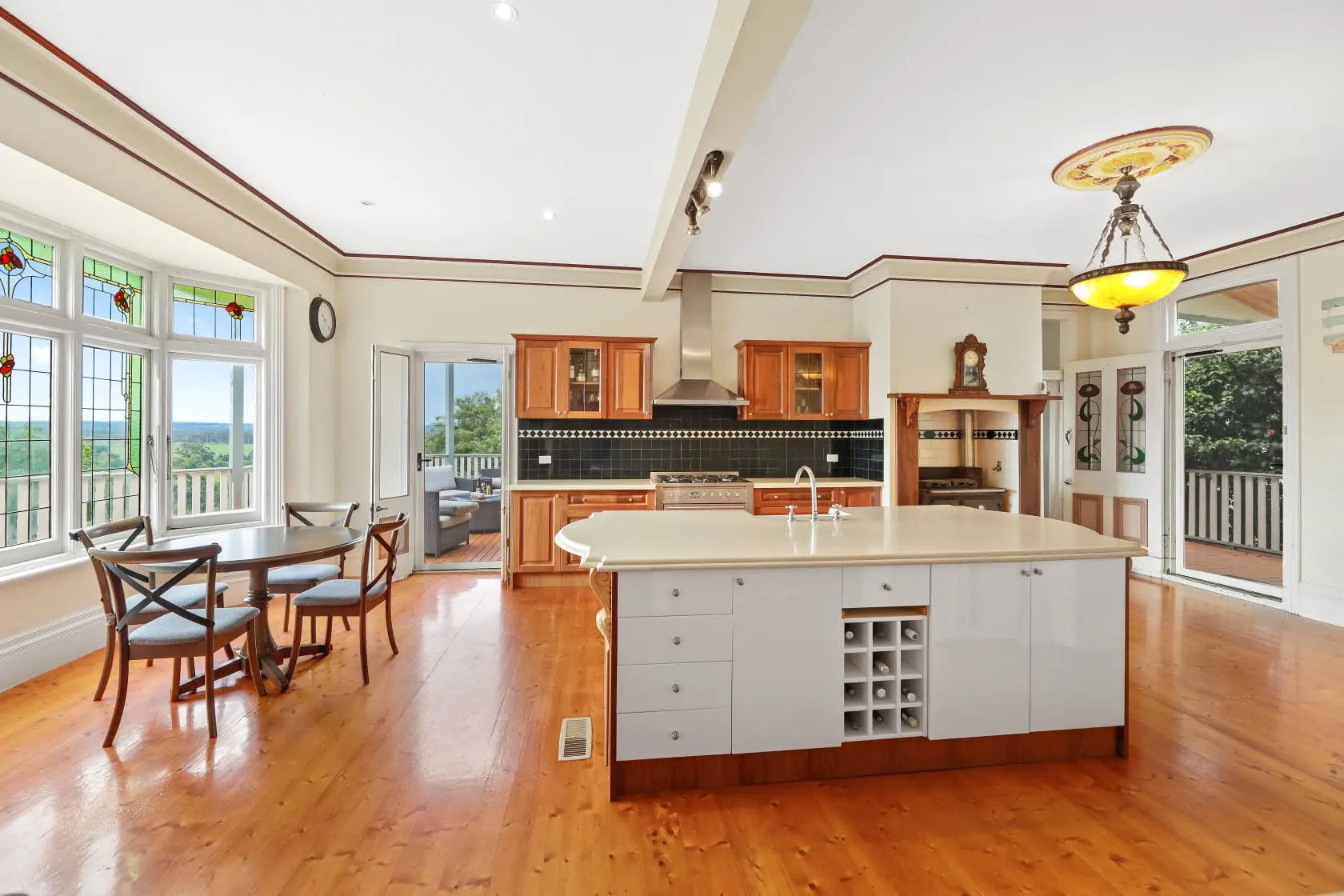 Kitchen with island bench